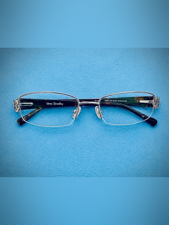 Vera Bradley Accessories - Vera Bradley Caffè Latte Semi-Rimless Glasses in Brown and Light Bronze 💜